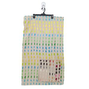 Scion Dash Sample Fabric Brown 4 Swatches Embroidered Upholstery Pillows 39 x 24